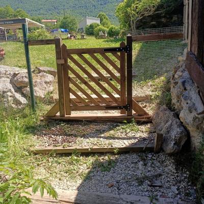 Clôture arrière